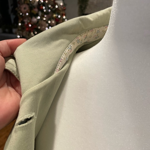 Pea coat (blazer-jacket) in pistachio green - Picture 6 of 12